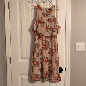 Beautiful pink floral dress